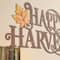 Glitzhome&#xAE; 24&#x22; Metal &#x22;HAPPY HARVEST&#x22; Wall D&#xE9;cor